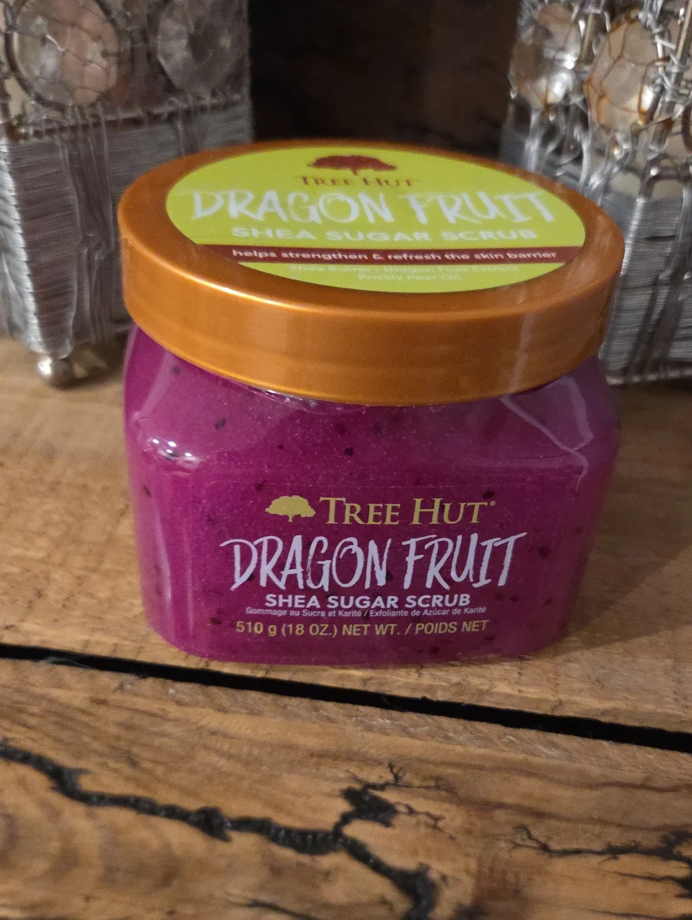 Tree Hut Dragon Fruit Shea Sugar Scrub - Vibrant Pink Exfoliant